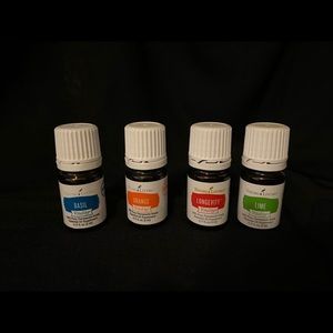 4 - young living 5ml bottles, various oils